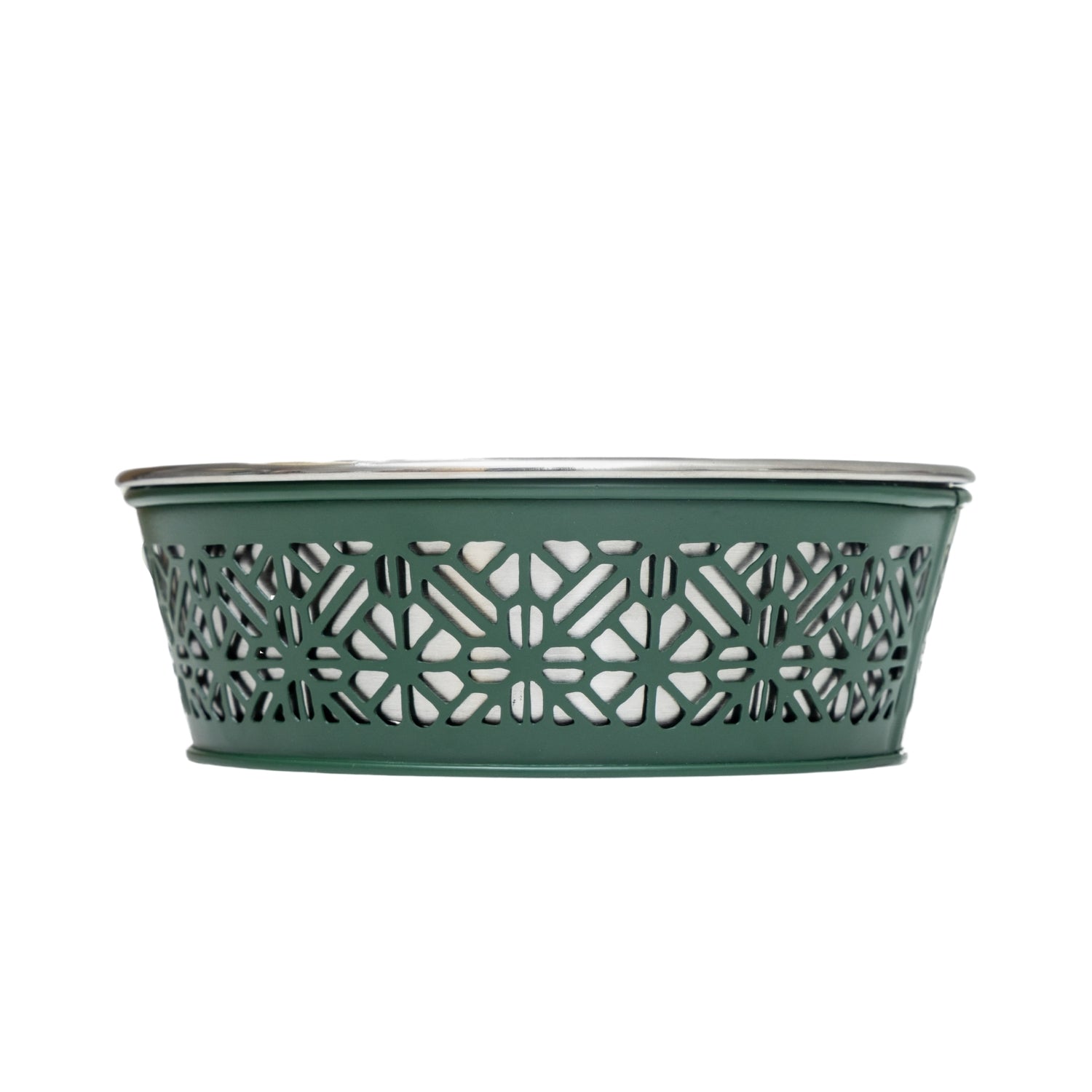 Country Living Farmhouse Stainless Steel Dog Bowls, Set of 2 | For Small to Medium Dogs
