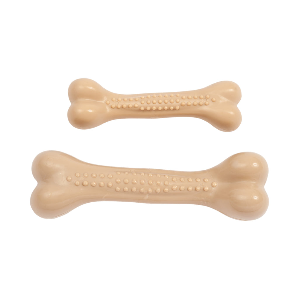 Country Living Nylon Chew Bone | Chicken-Flavored Dental Chew Toy for Heavy Chewers
