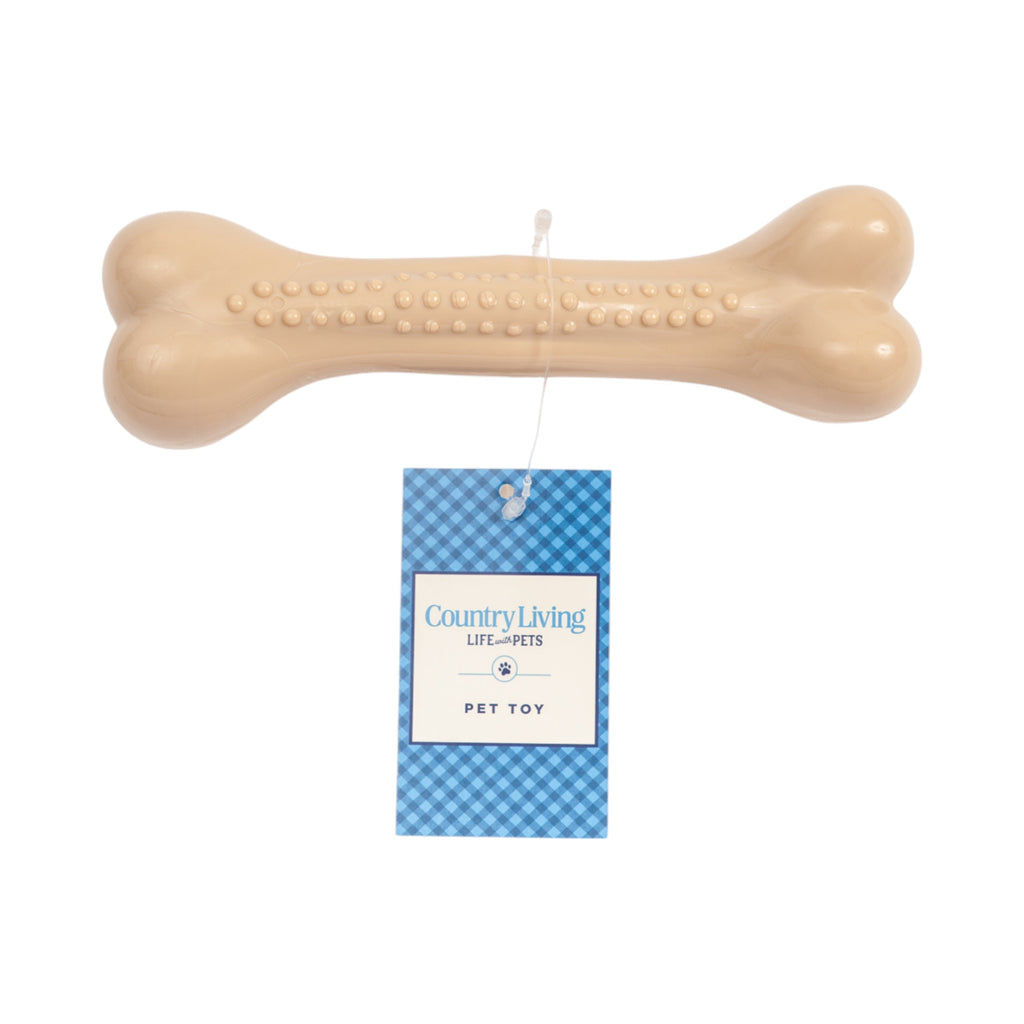 Country Living Nylon Chew Bone | Chicken-Flavored Dental Chew Toy for Heavy Chewers