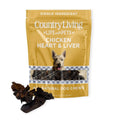 Country Living Dehydrated Chicken Hearts & Livers Dog Treats | Single-Ingredient Grain-Free Training Treats, 9oz