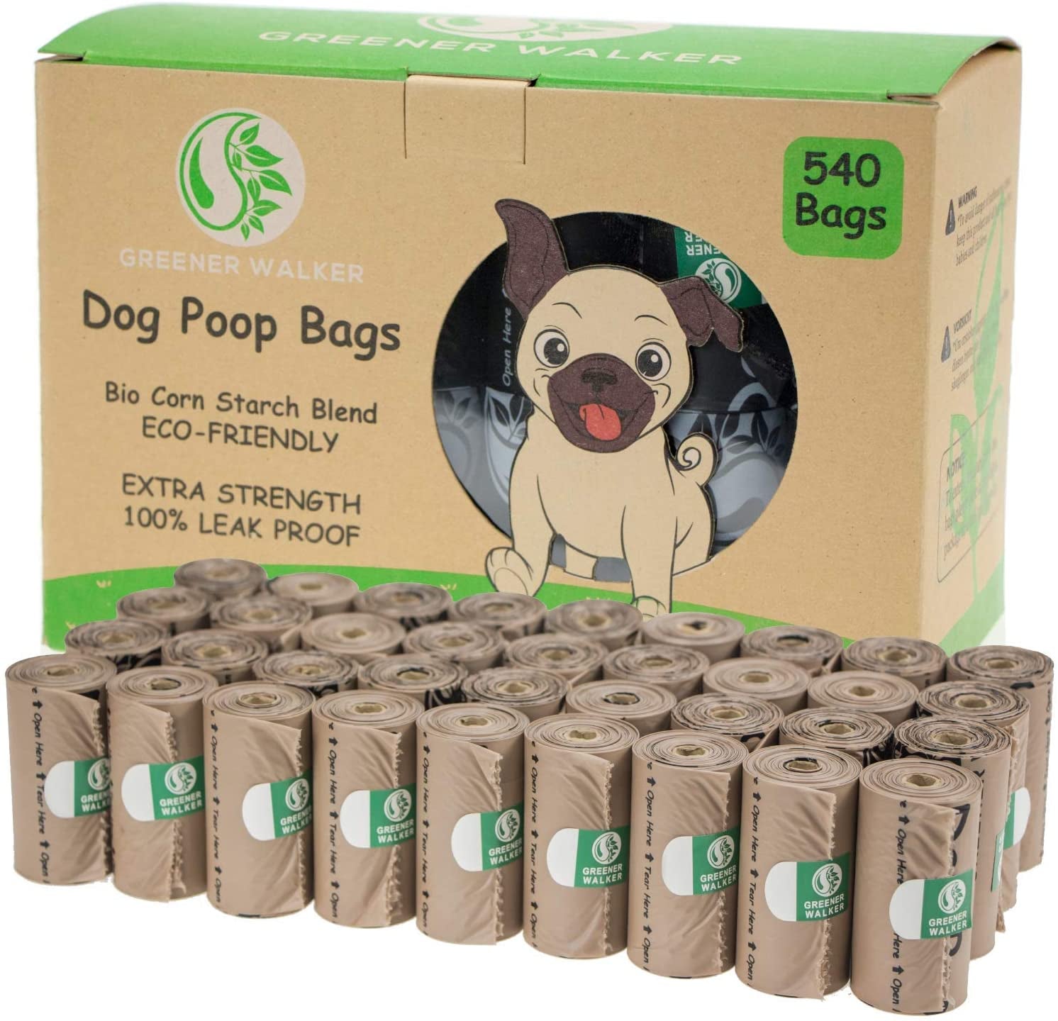 540 Count Dog waste Bags Extra Thick