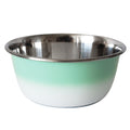 Deep Dog Bowl | Stainless Steel Bowl for All Sizes, Mint Green