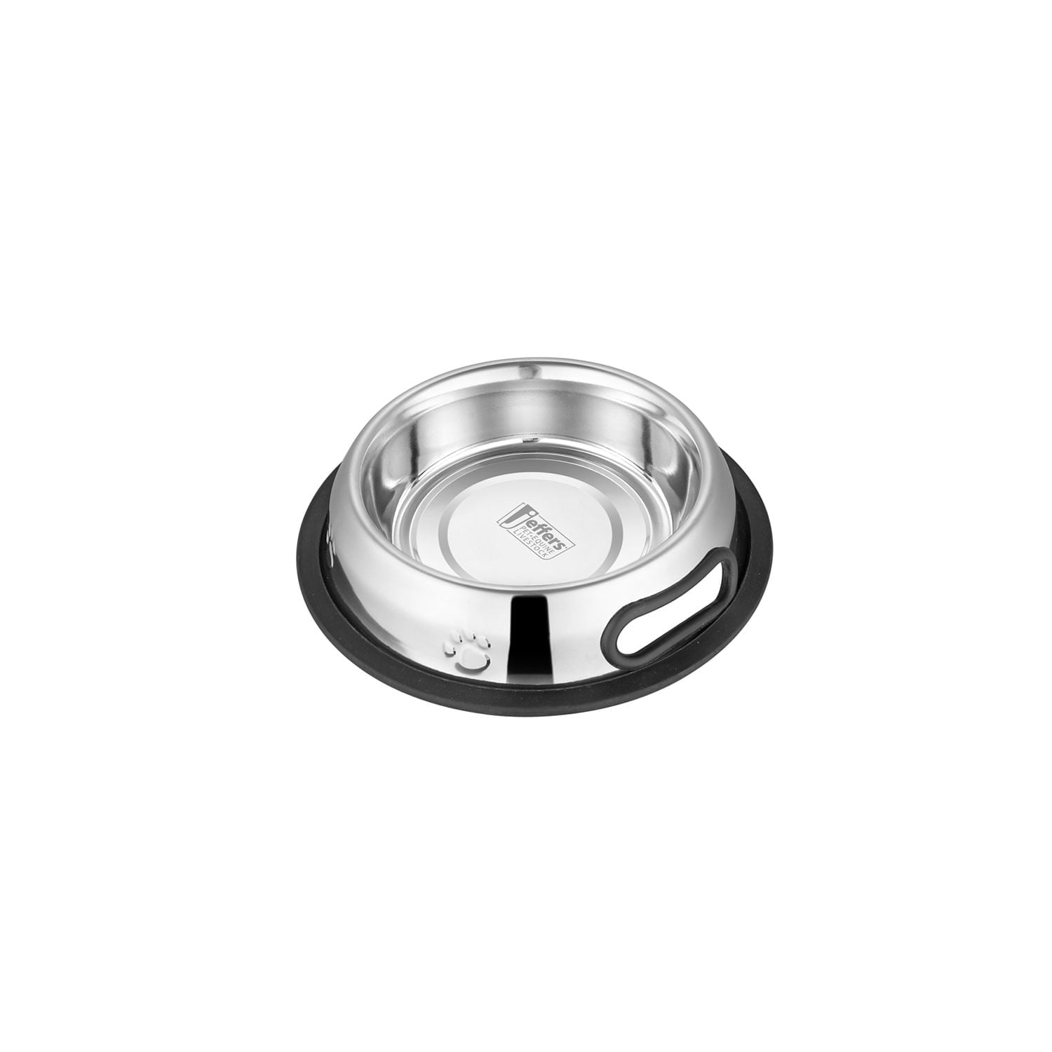 Jeffers Pet No-Tip Anti-Skid Stainless Steel Bowl