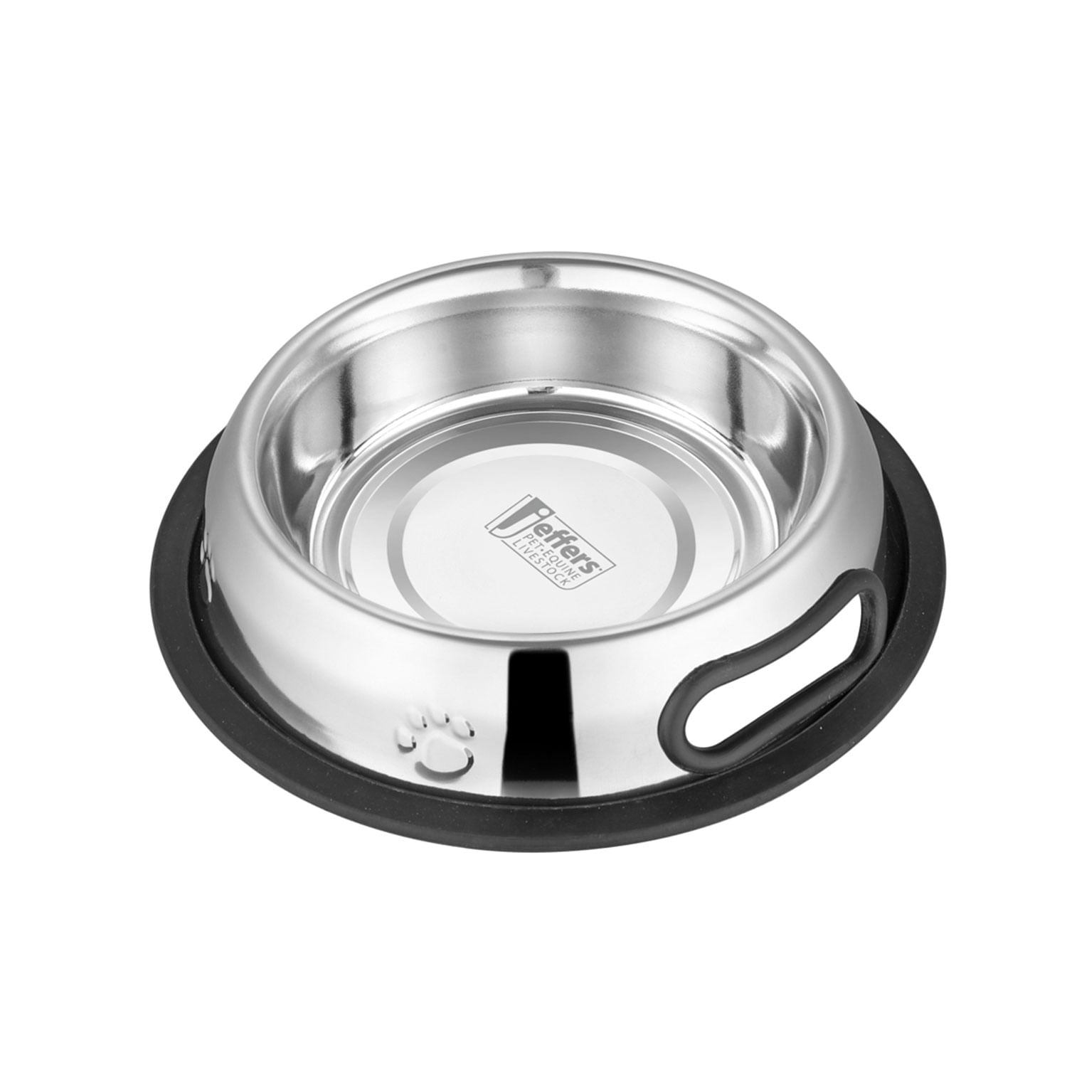 Jeffers Pet No-Tip Anti-Skid Stainless Steel Bowl