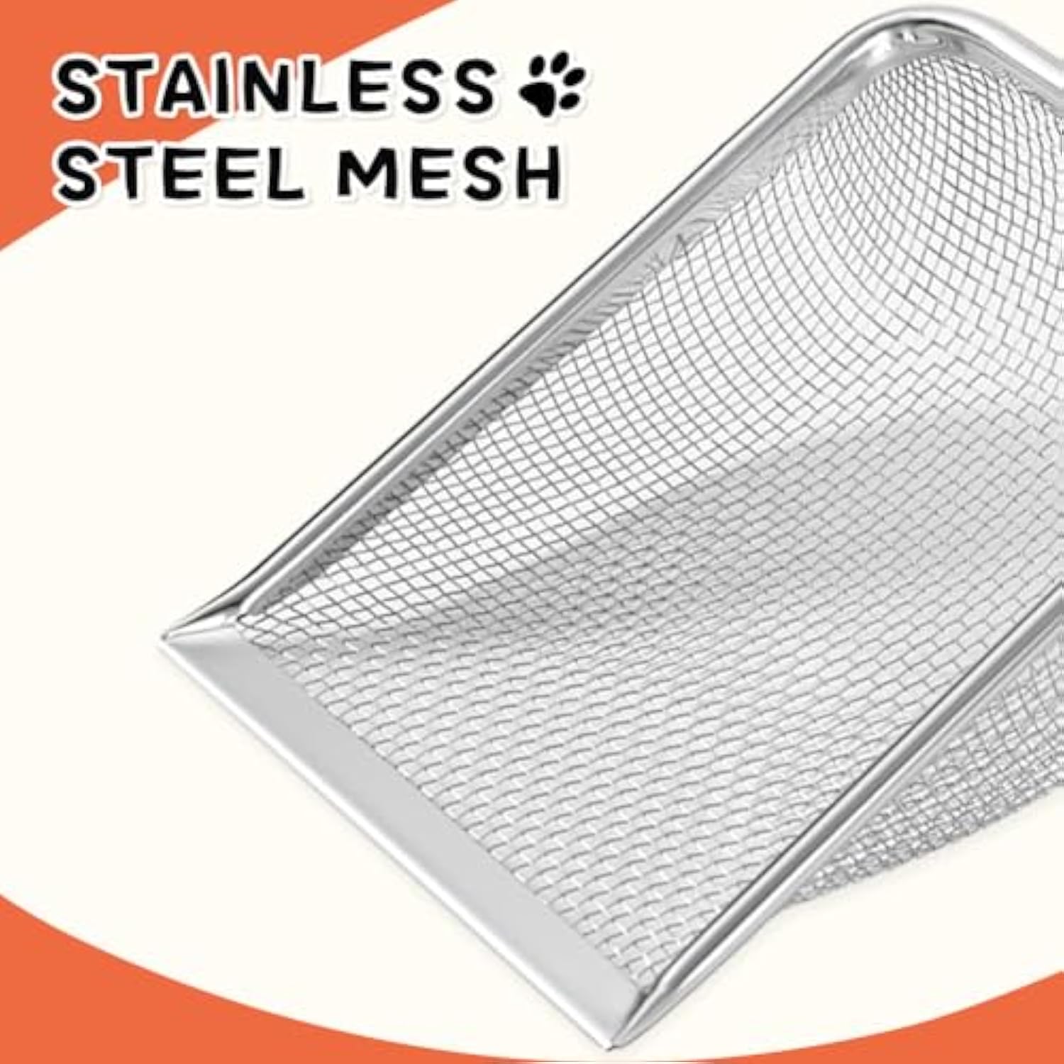 Cat Litter Scoop Stainless Steel Mesh