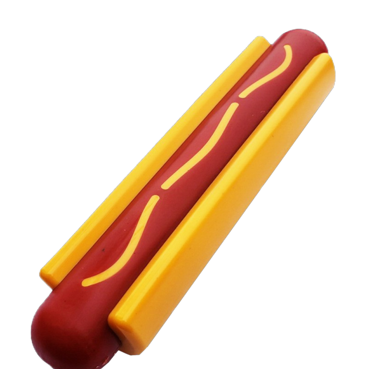 Hot Dog Dog Toy for Aggressive Chewers | American made