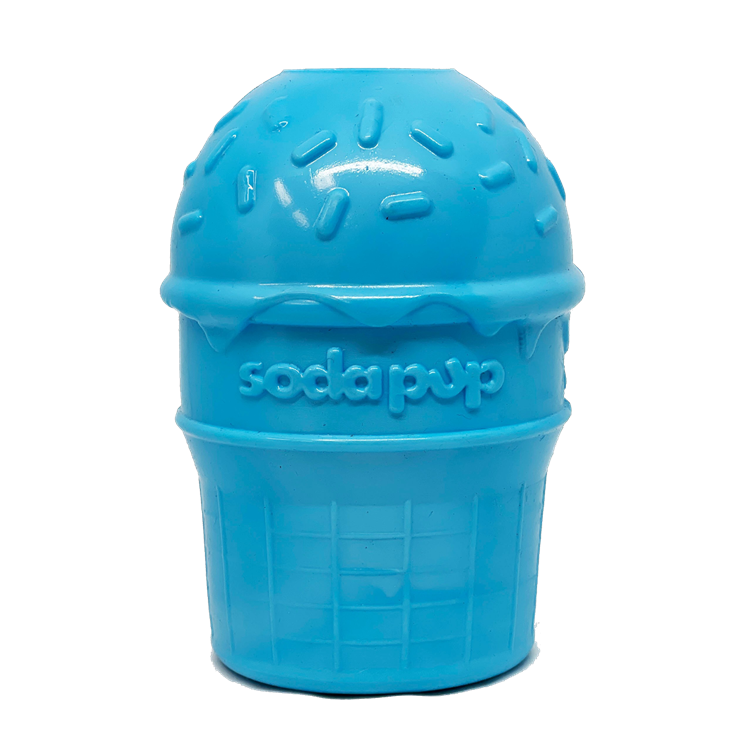 Ice Cream Cone Rubber Chew for Power Chewers | American made