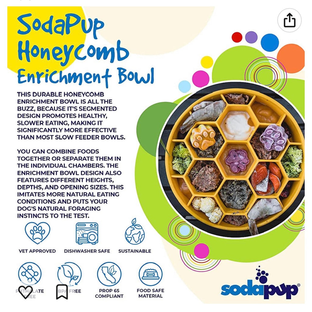 Honeycomb Slow Feeder Bowl| USA Made