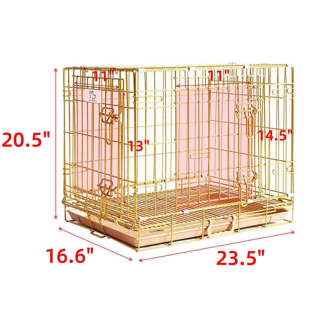 24-42" Collapsible Copper Gold crate