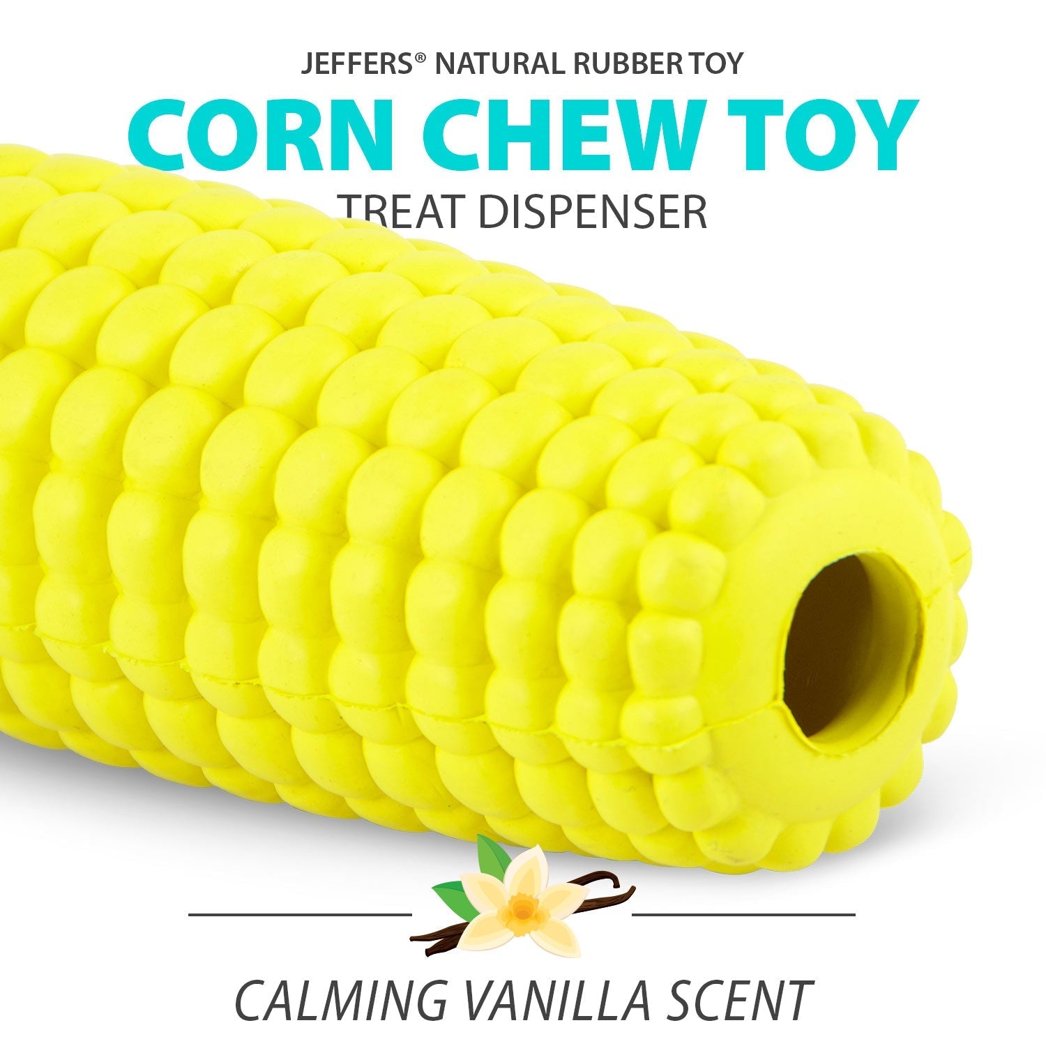 Jeffers Corn Cob Treat Dispenser Dog Toy