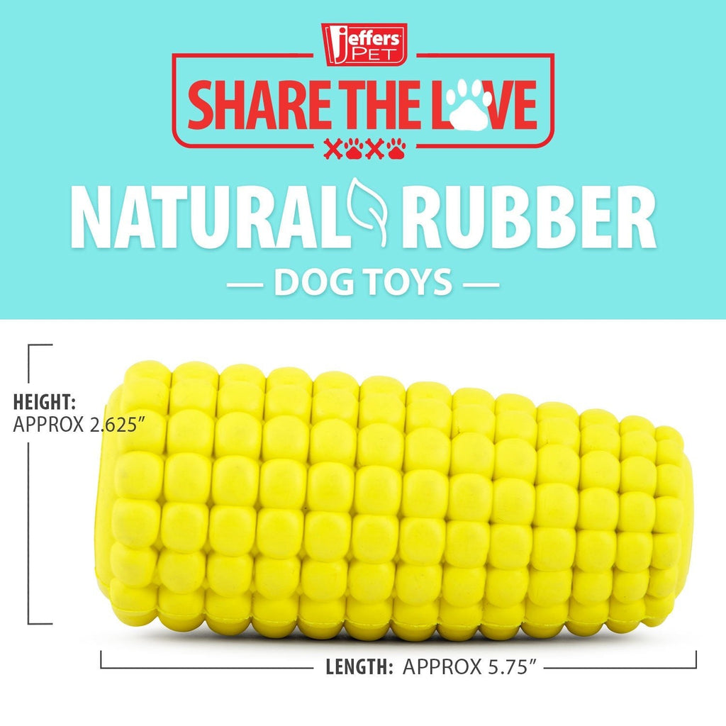 Jeffers Corn Cob Treat Dispenser Dog Toy