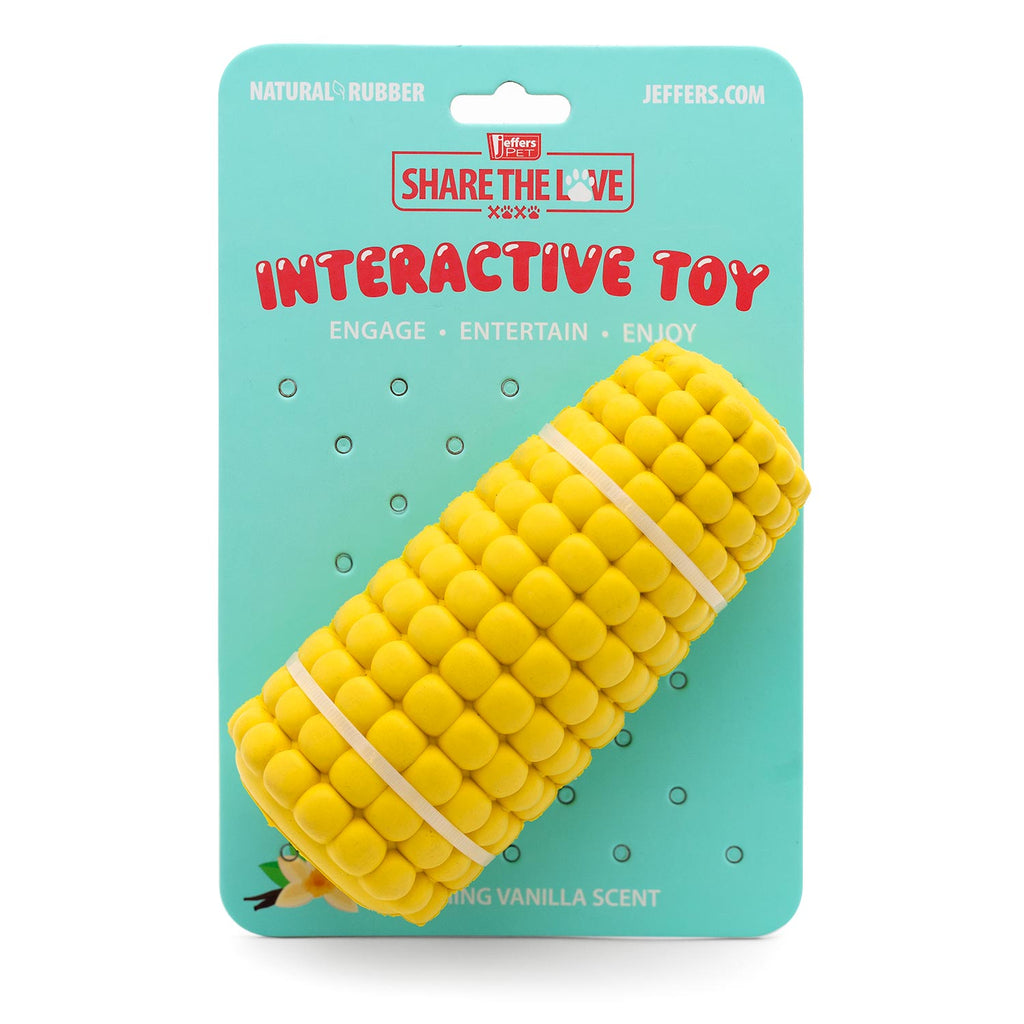 Jeffers Corn Cob Treat Dispenser Dog Toy