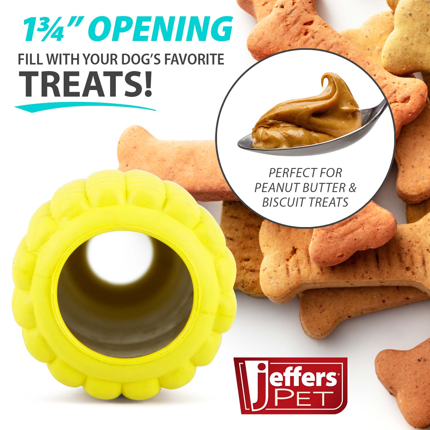 Jeffers Corn Cob Treat Dispenser Dog Toy