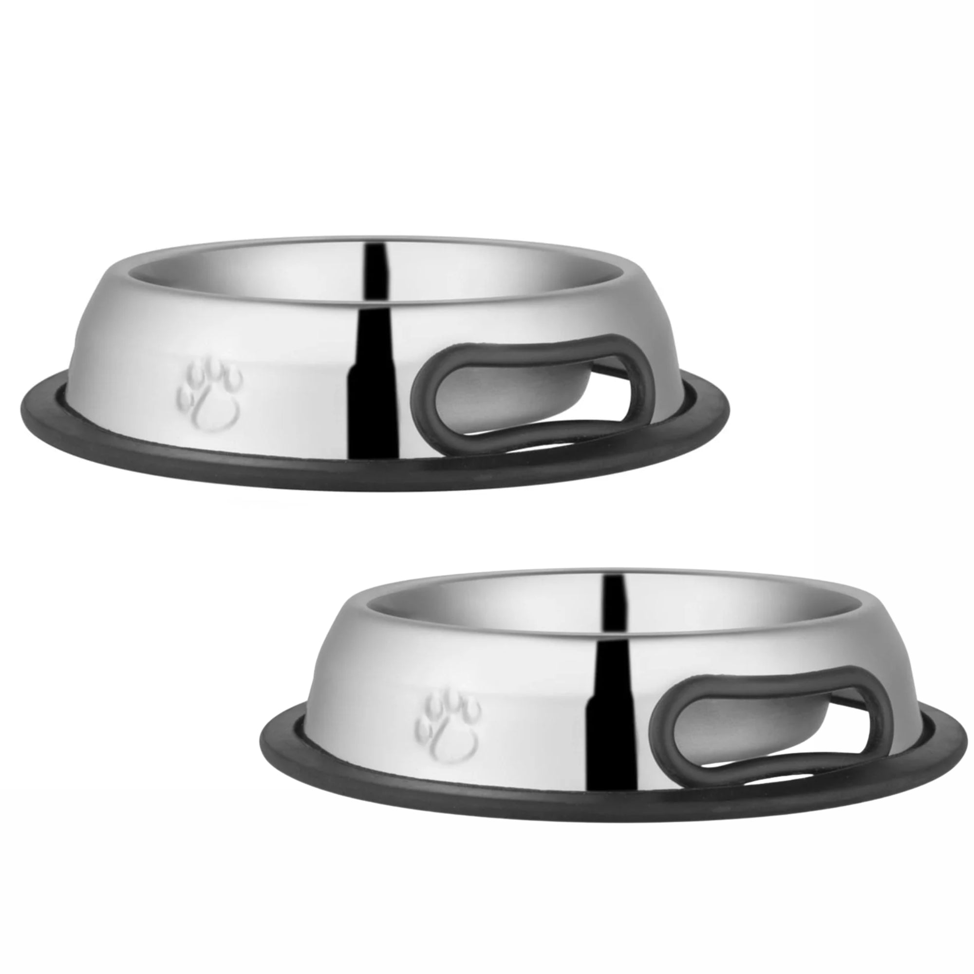 Jeffers Pet No-Tip Anti-Skid Stainless Steel Bowl