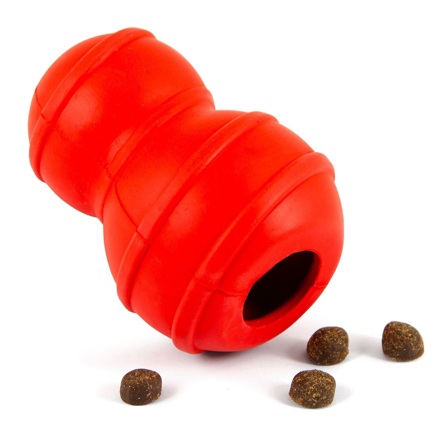 Jeffers Red Classic Stuffable Fetch & Chew Dog Toy