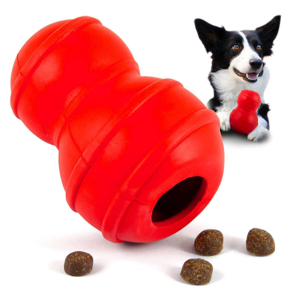 Jeffers Red Classic Stuffable Fetch & Chew Dog Toy