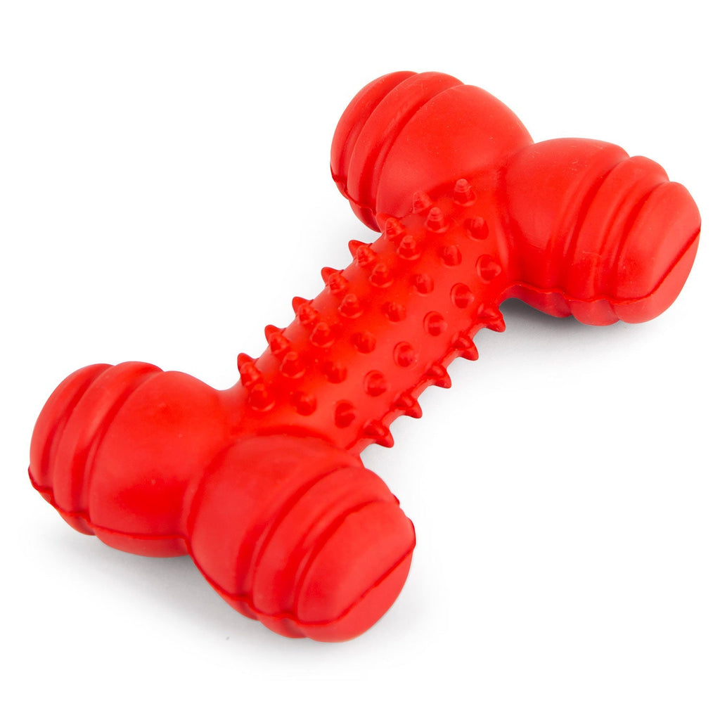 Jeffers Red Dental Bone Dog toy
