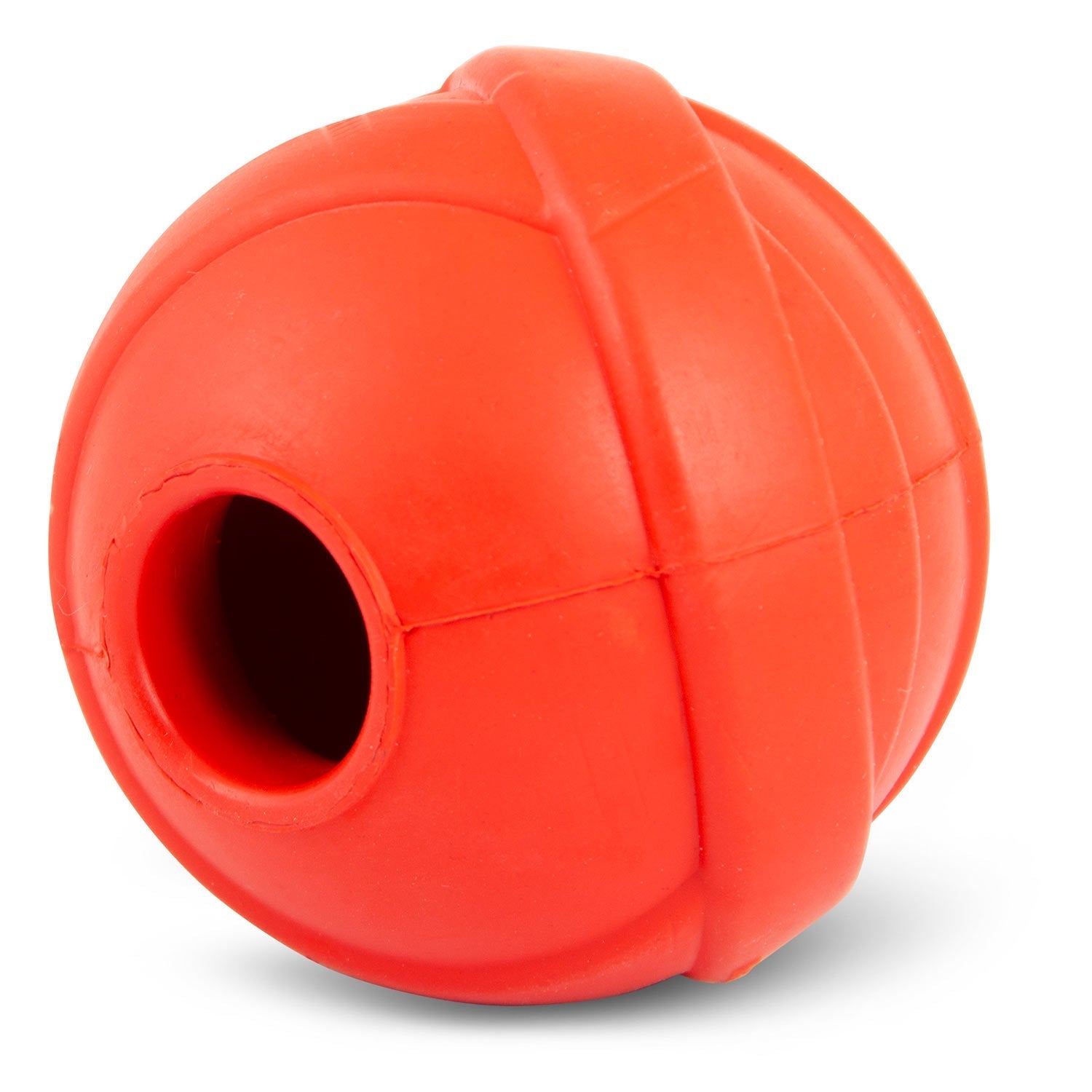 Jeffers Red Ball Treat Dispensing Dog Chew Toy