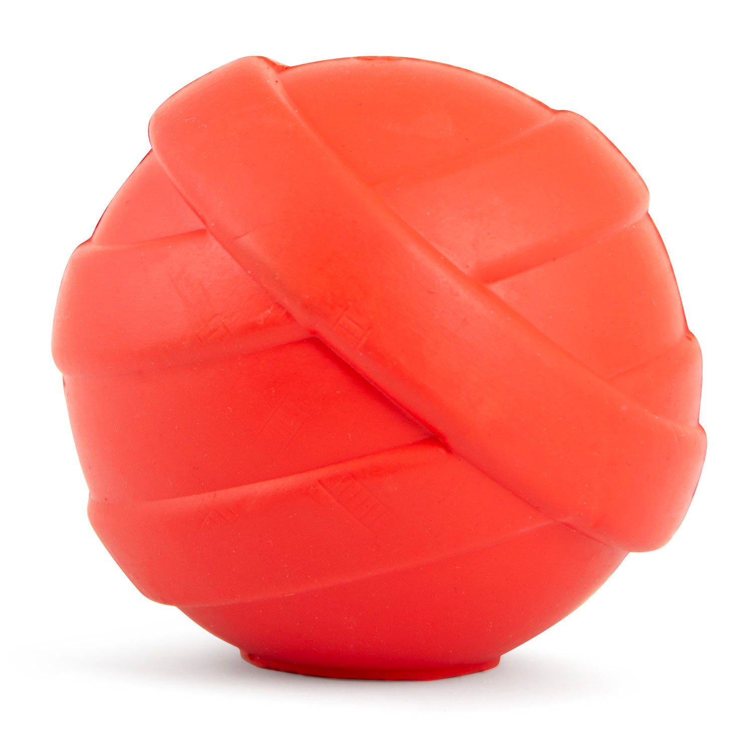 Jeffers Red Ball Treat Dispensing Dog Chew Toy