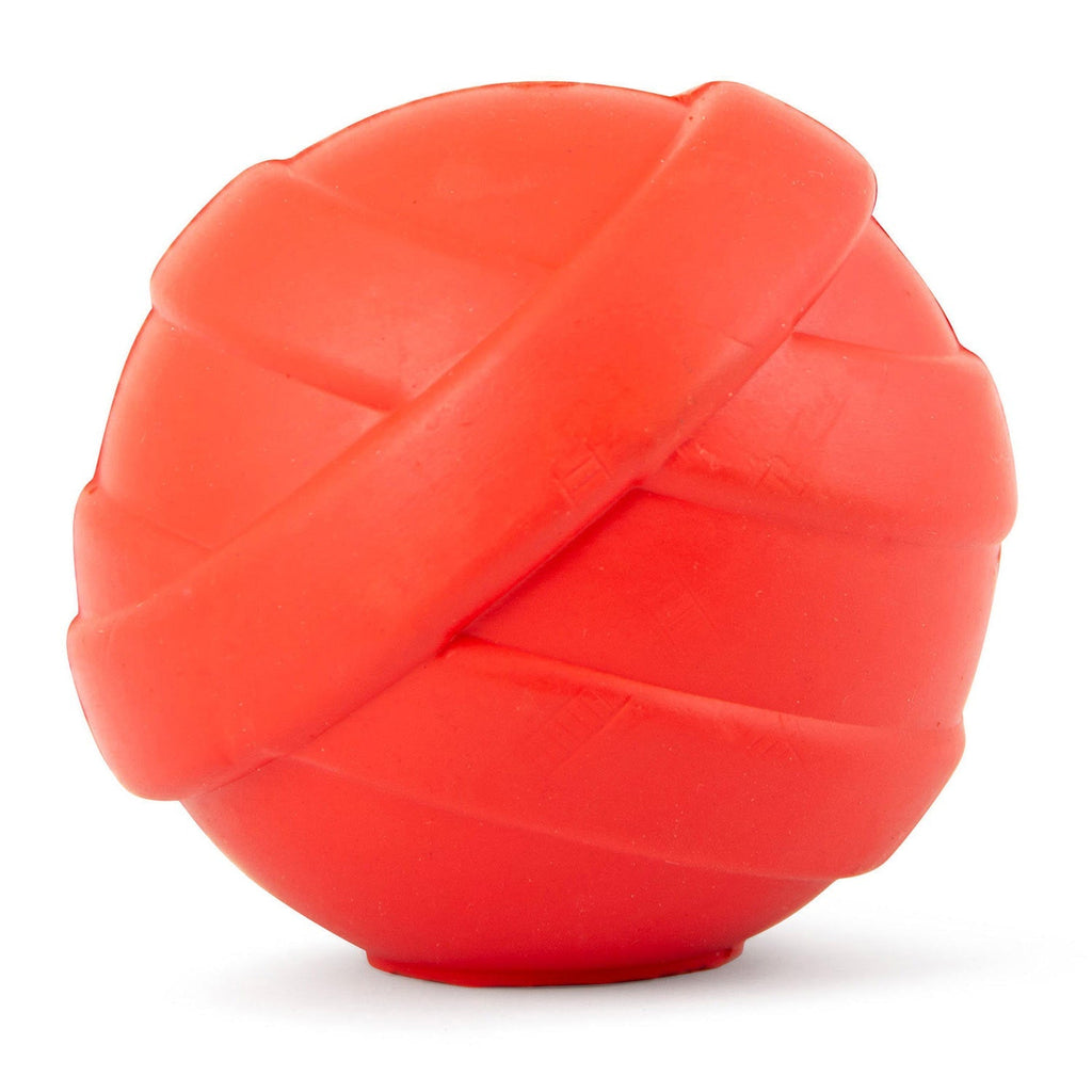 Jeffers Red Ball Treat Dispensing Dog Chew Toy