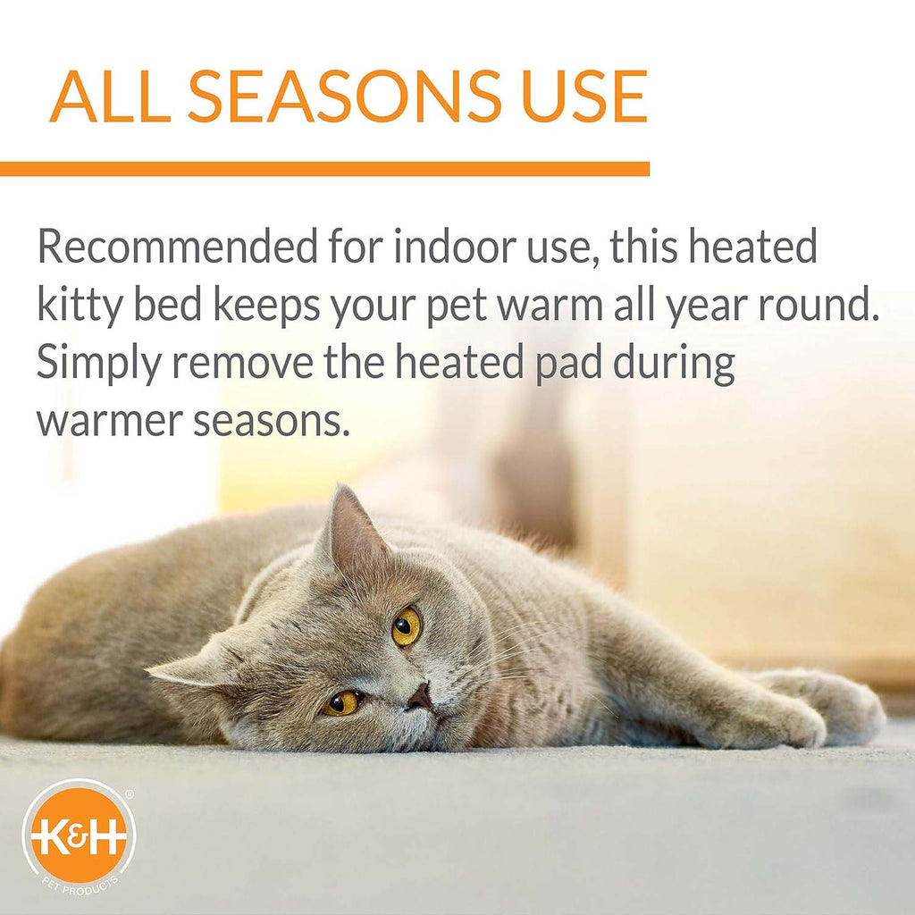 K&H Thermo-Kitty Cuddle Up Cat Bed