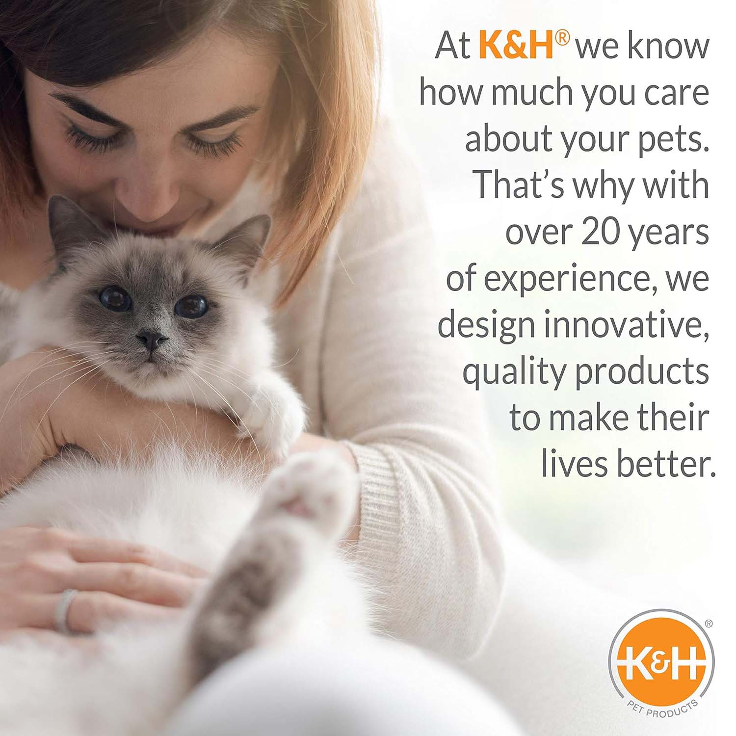 K&H Thermo-Kitty Cuddle Up Cat Bed