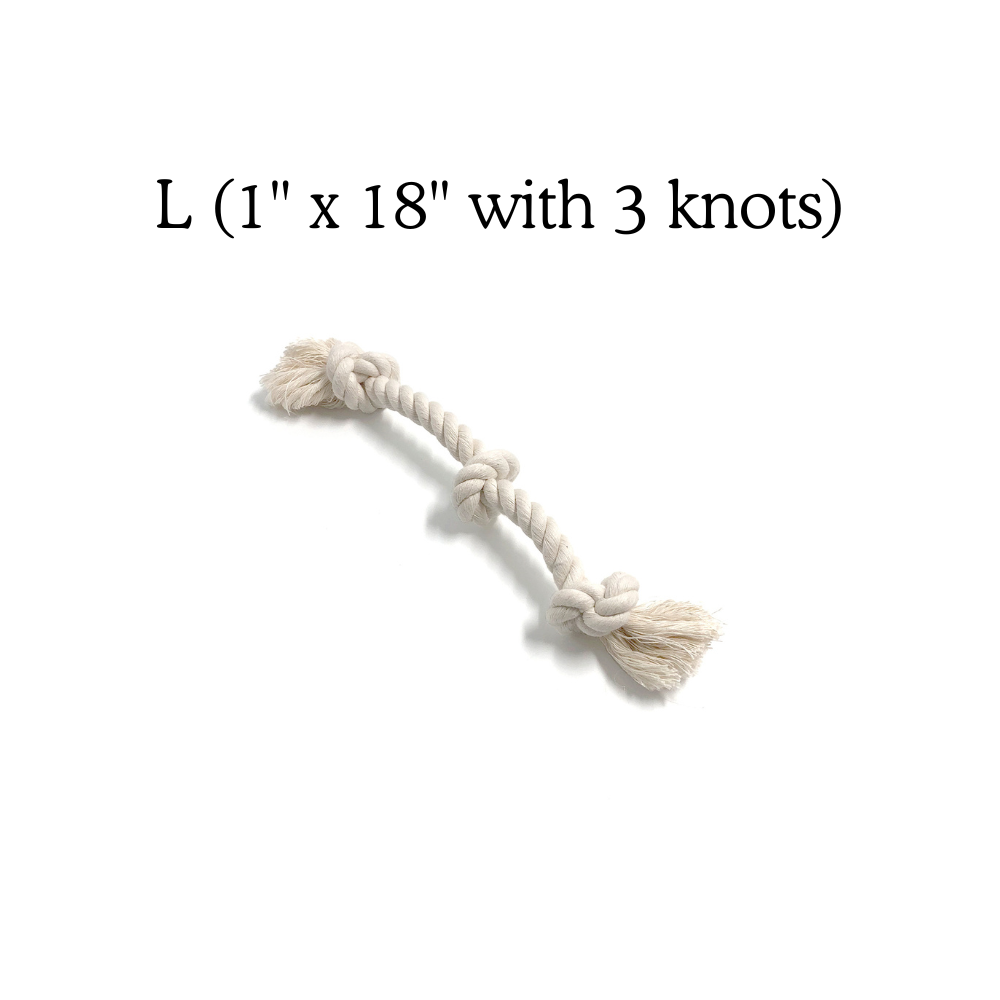 Boba & Vespa 100% Organic Cotton Rope Dog Toy