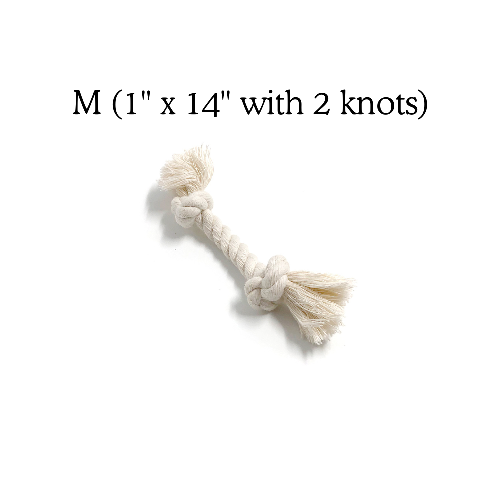 Boba & Vespa 100% Organic Cotton Rope Dog Toy