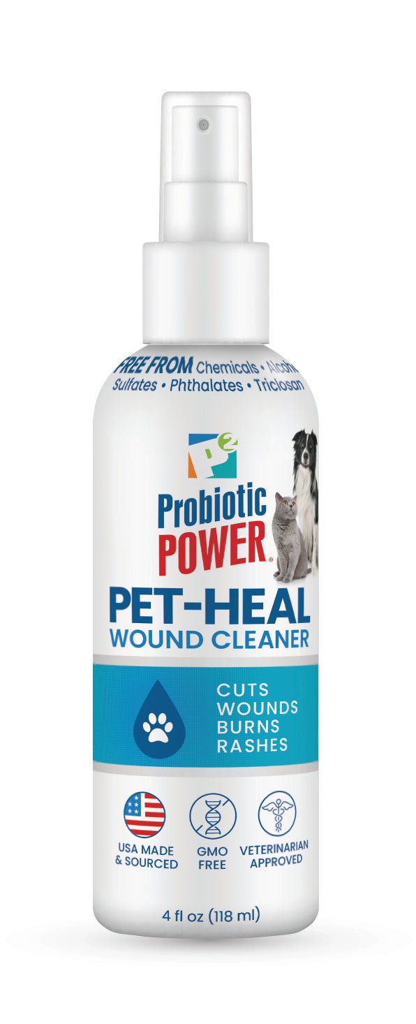 Pet-Heal Probiotic Wound Cleaner for Dogs & Cats, 4 oz – Veterinarian Approved