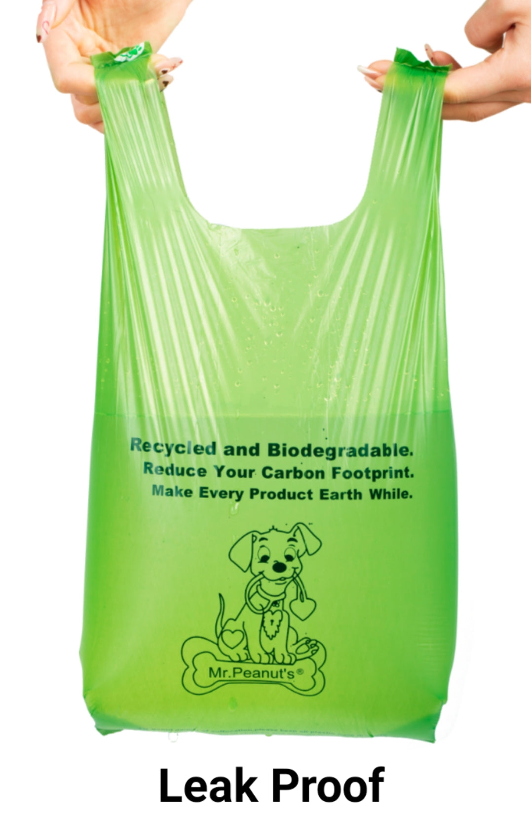 Mr. Peanut's XL BioDegradable Recycled Plant Based Waste Bags - 160 Count