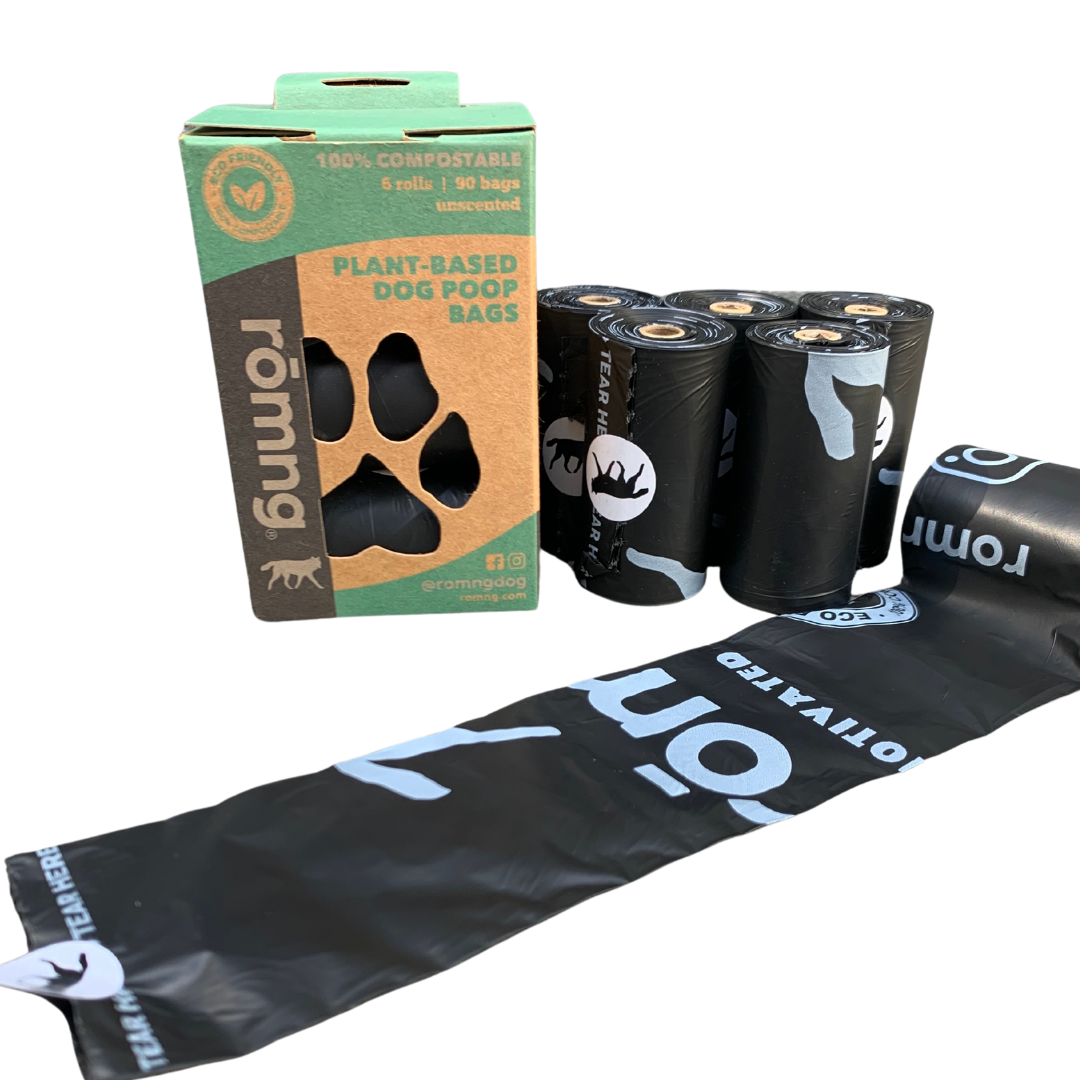compostable plant-based dog waste bags