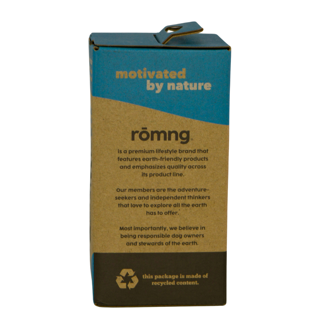 bio-based dog waste bags + bamboo dispenser