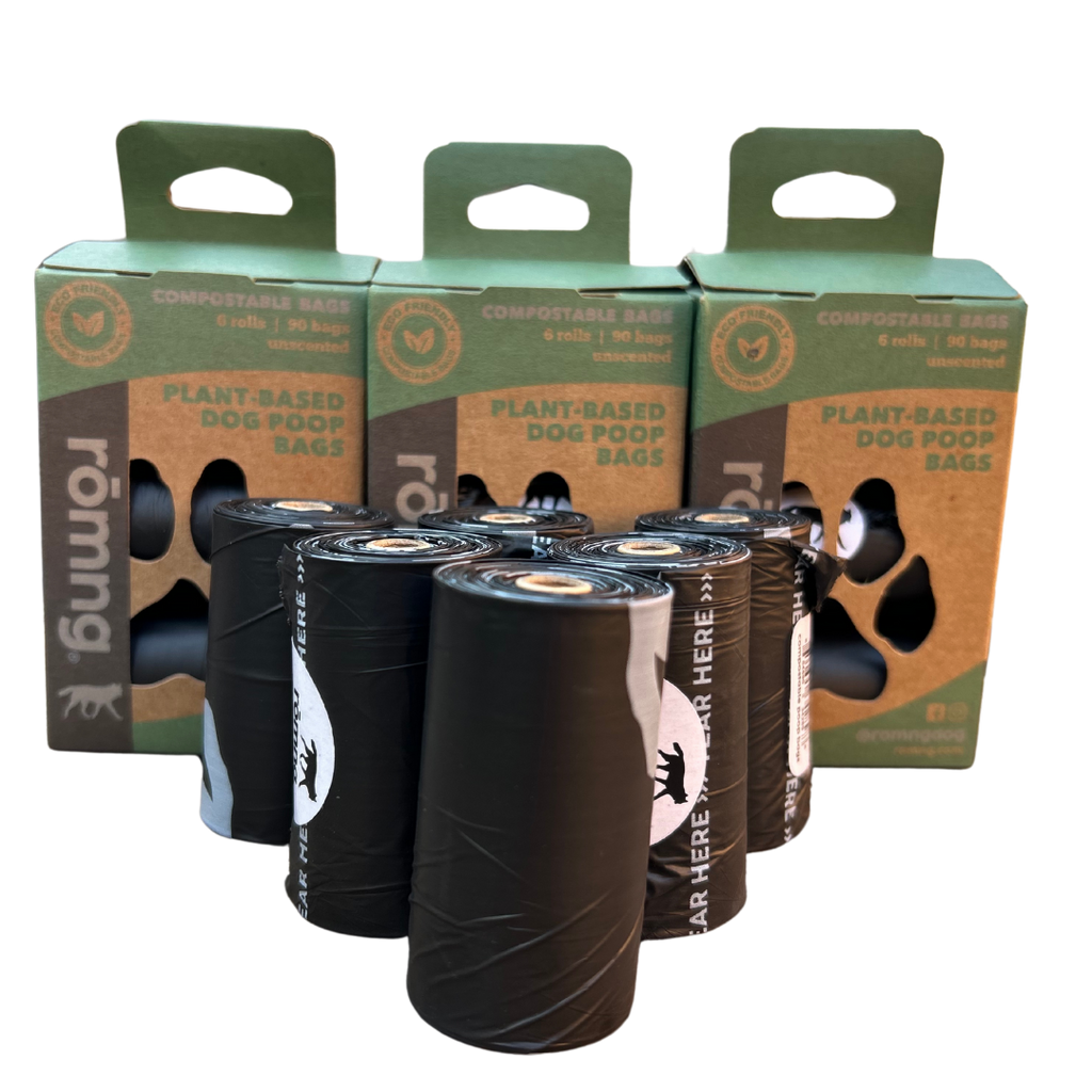 compostable plant-based dog waste bags