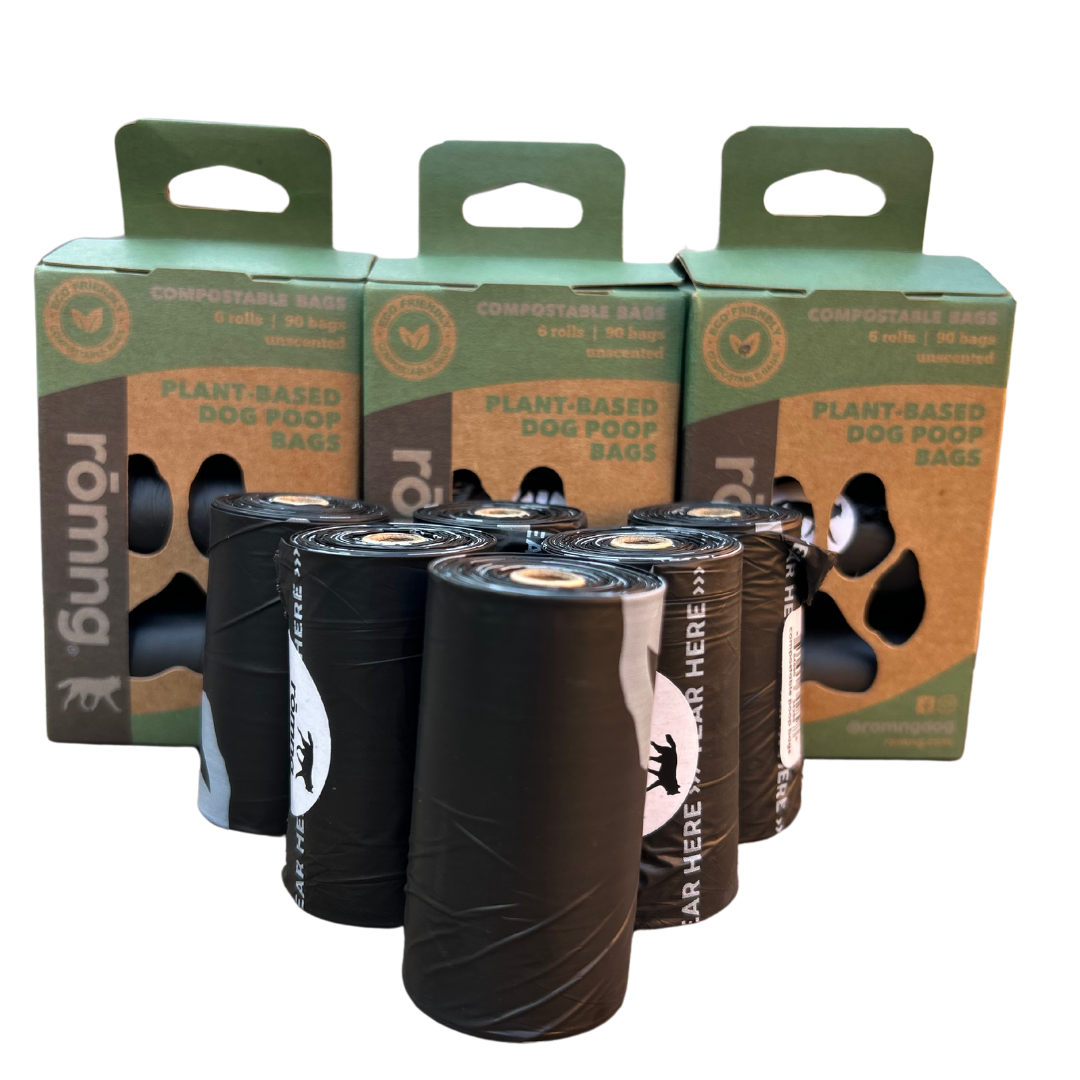 compostable plant-based dog waste bags