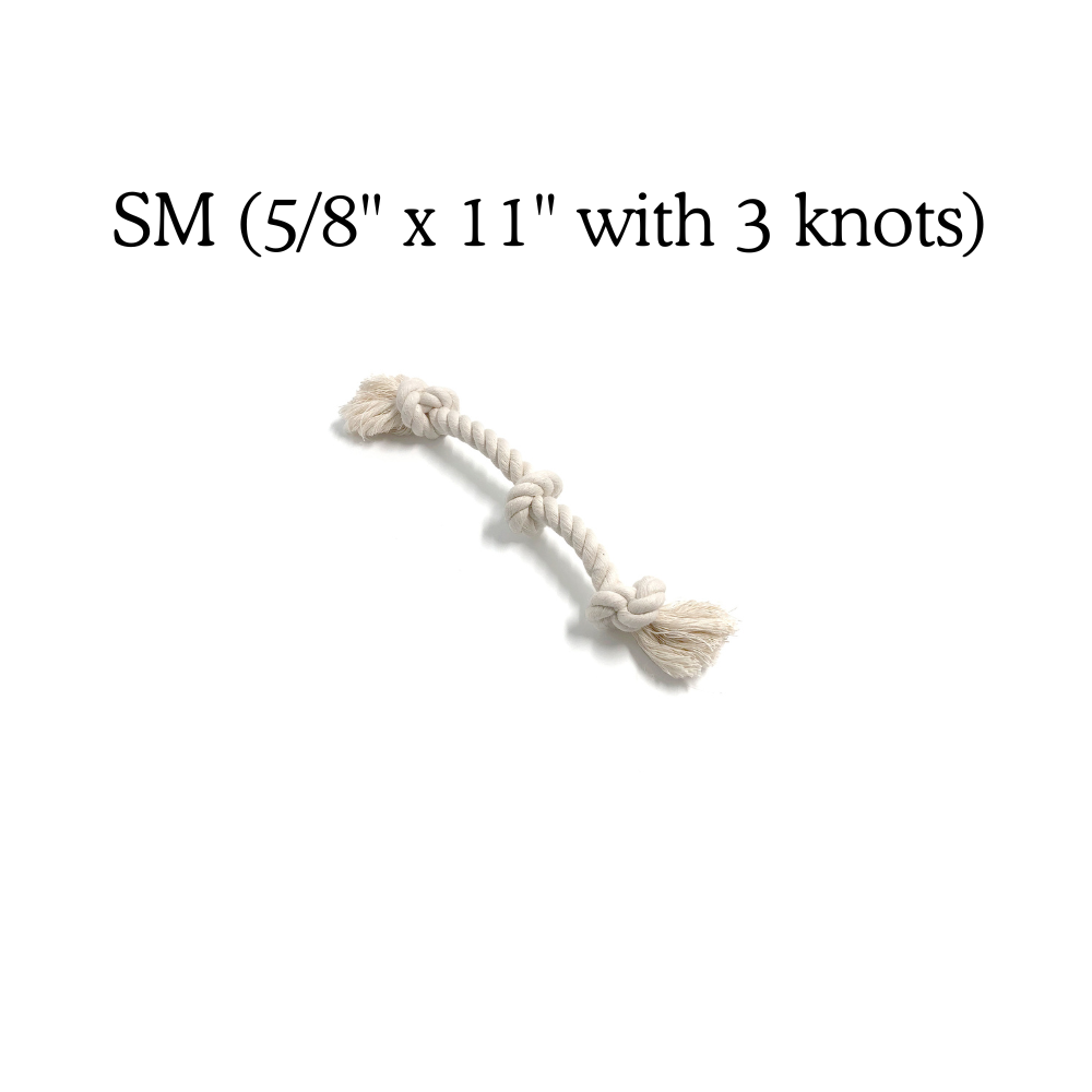Boba & Vespa 100% Organic Cotton Rope Dog Toy