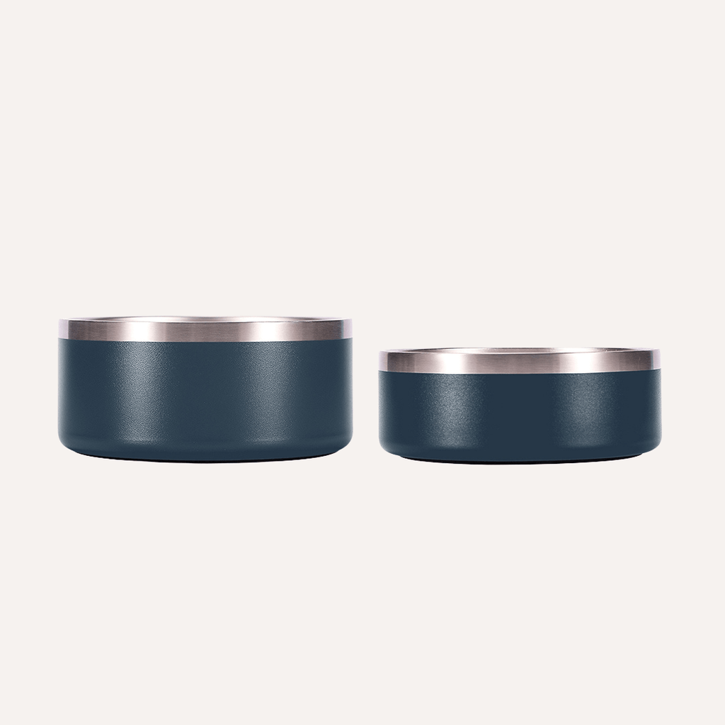 Tilley + Me Stainless Steel Pet Bowl, Dishwasher Safe | 32oz and 64oz