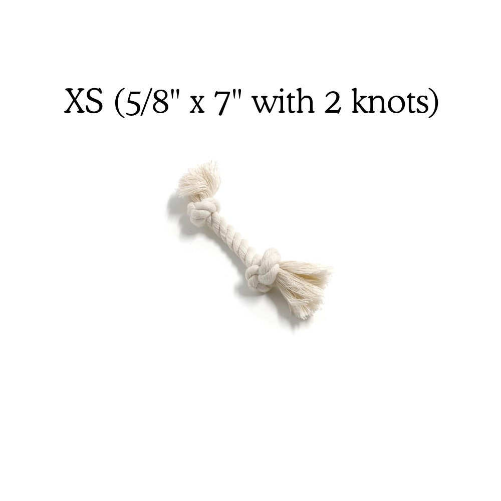 Boba & Vespa 100% Organic Cotton Rope Dog Toy